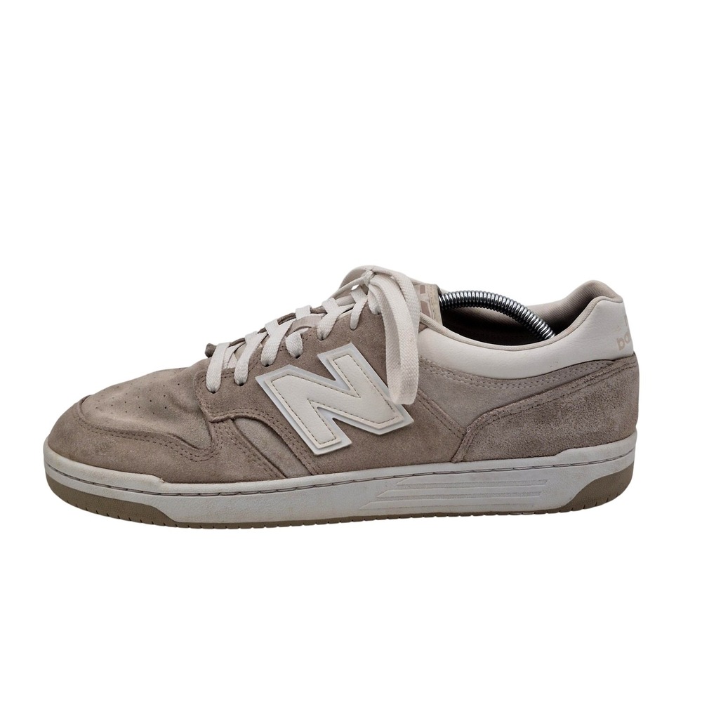 New Balance 480 Shoes‎ Mens Size 12.5 Tan White Suede Low Top Court BB480LEA